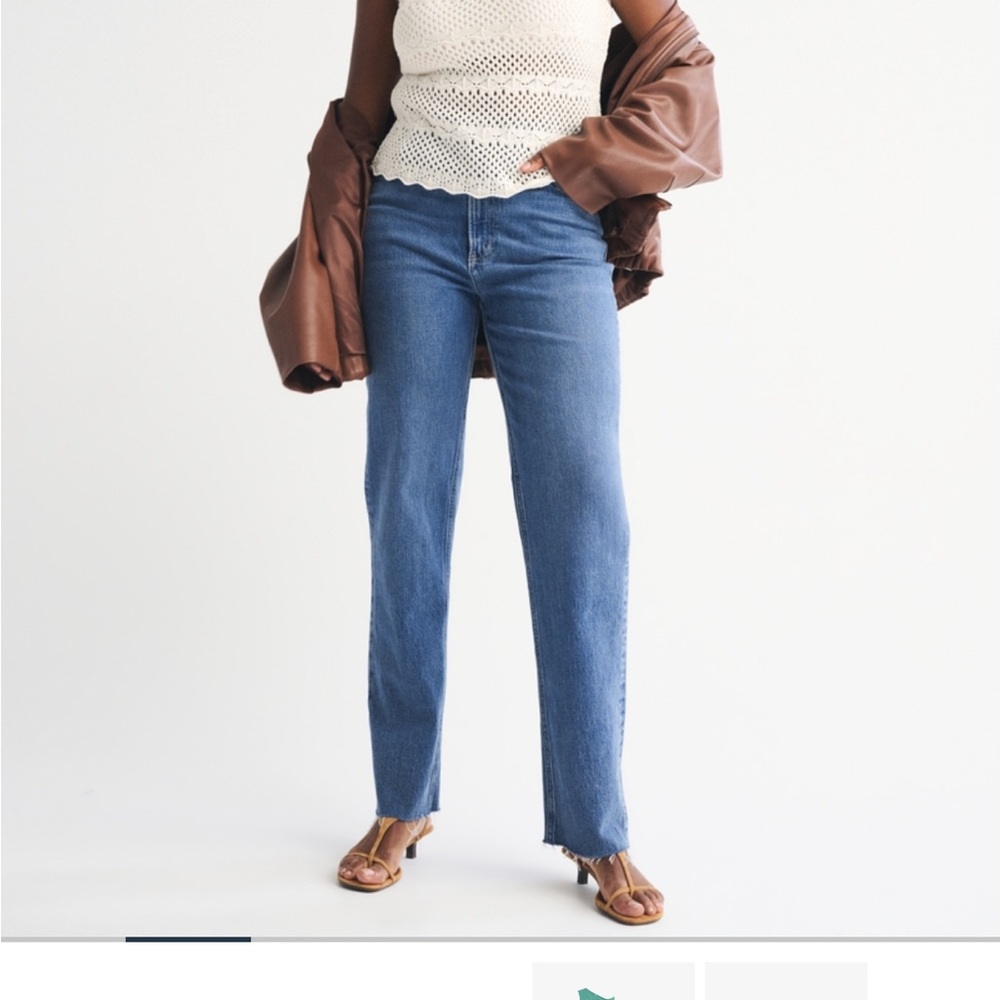 Abercrombie & Fitch Light Blue High Rise Jeans